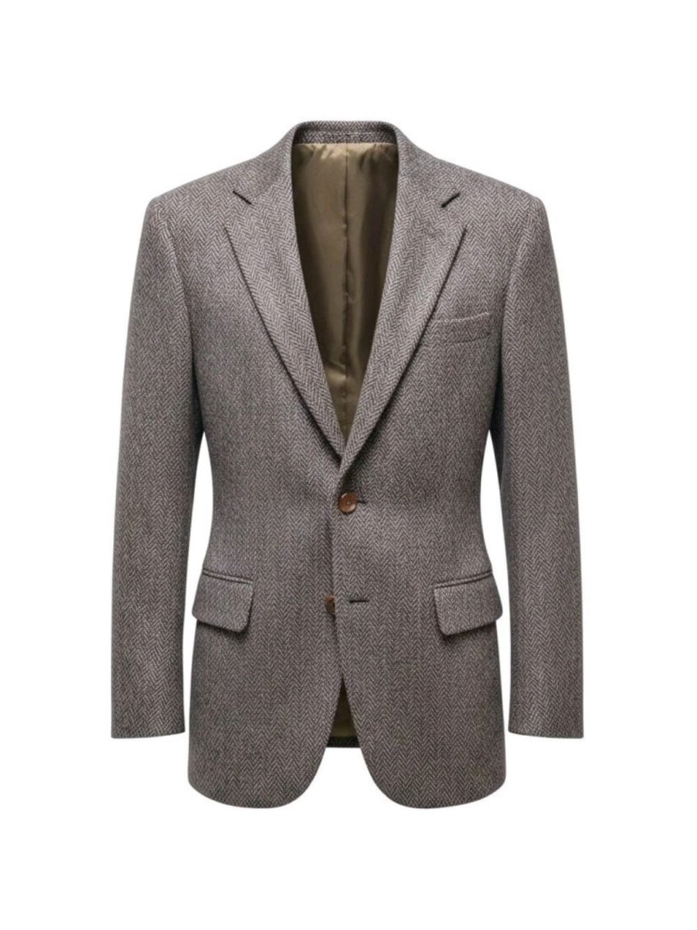 Harris Tweed Men Brown Handwoven Pure Scottish Wool Sport Coat Blazer Jacket 42R